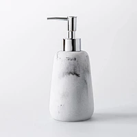 KSP Carrara Marble Resin Soap Pump (Grey/White)