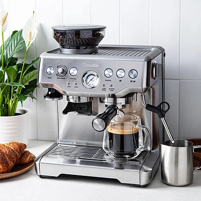 Breville Barista Express Automatic Espresso Machine (Brushed St/Steel)