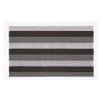 KSP Loop 'Wide Stripe' PVC Floor Mat (/Grey/Black