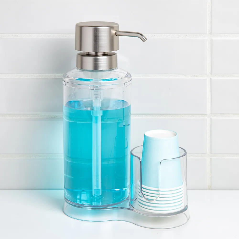 iDesign Clarity Mouthwash Caddy