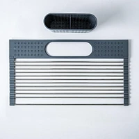 KSP SINKSMART Roll-Up Dish Drying Rack W/Utensil Caddy (Small)