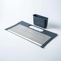 KSP SINKSMART Roll-Up Dish Drying Rack W/Utensil Caddy (Small)