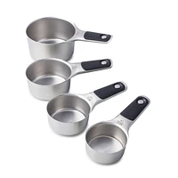 Oxo Good Grips Magnetic Measuring Cup - Set of 4 (Black/Stainless Steel)