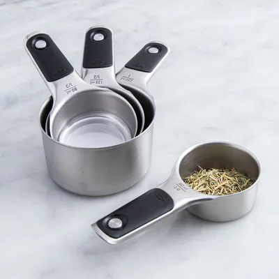 Oxo Good Grips Magnetic Measuring Cup - Set of 4 (Black/Stainless Steel)