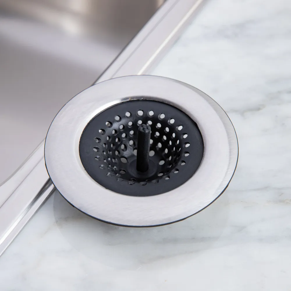 KSP Drain Silicone Sink Strainer (Stainless Steel)