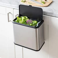 KSP Zephyr 'Fingerprint-Proof' Compost Bin w/Hook (5L)