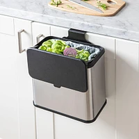 KSP Zephyr 'Fingerprint-Proof' Compost Bin w/Hook (5L)