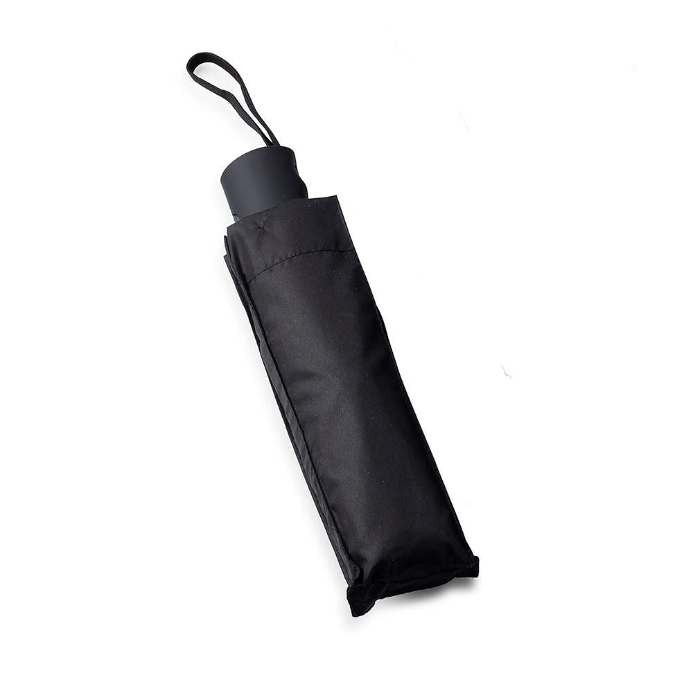 Home Essential Rain-Guard Auto-Folding Umbrella (Black)
