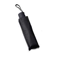 Home Essential Rain-Guard Auto-Folding Umbrella (Black)