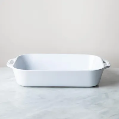 Staub En France Ceramic 13"x9" Rectangular Bake Dish (White)