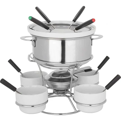 Trudeau Maison Fenty 3-In-1 Fondue with Turntable - Set of 18