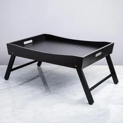 KSP Swoop Folding Bed Tray (Black)