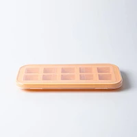 KSP Freezicube Silicone Food and Soup Tray 2 Tbsp 10 Cavity (Orange)