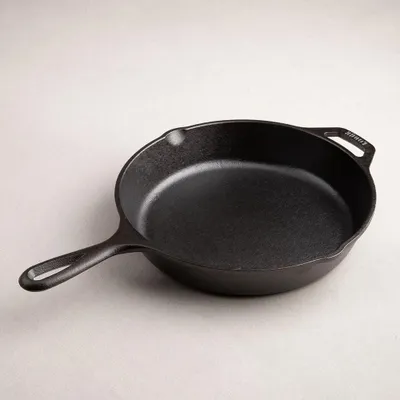Lodge Logic Frypan with Helper Handle (Black)