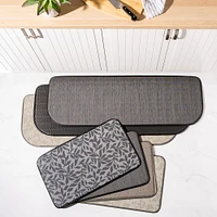 KSP Textaline 'Floral' Anti-Fatigue Memory Foam Mat (Tan