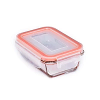 KSP Clip It Glass 180ml Storage Container (Orange)