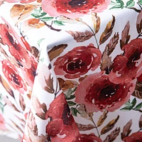 Easycare Printed 'Rose' Polyester Tablecloth 58x78"