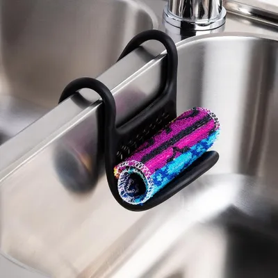 Umbra Sling Silicone Flexible Sink Caddy (Black)