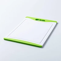 KSP Medium Dice Poly Cutting Board (Green/White)