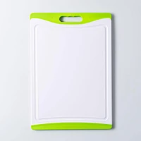 KSP Dice Large Poly Cutting Board (Green/White)