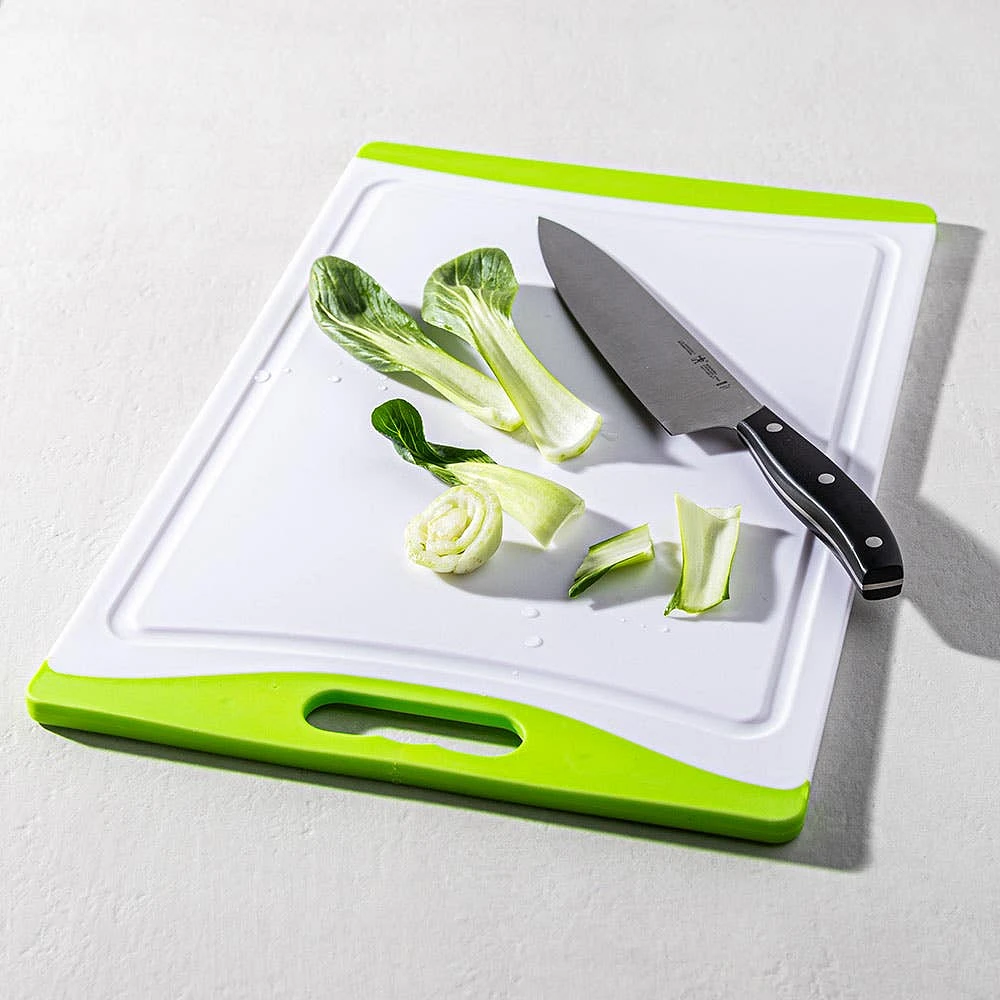 KSP Dice Large Poly Cutting Board (Green/White)