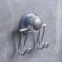 iDesign Metro Turn N Lock Double Hook (Aluminum)