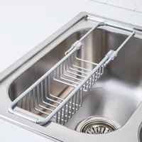 iDesign Metro Aluminum Sink Caddy (Silver)