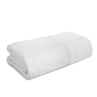 Moda At Home Allure Turkish Cotton Bath Sheet (White)