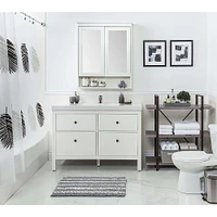 Moda At Home Allure Turkish Cotton Bath Sheet (White)