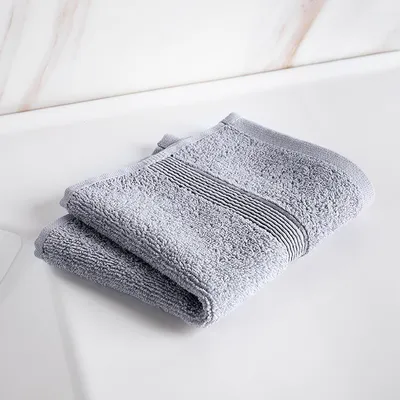 Moda At Home Allure Cotton Face Towel (Marble Grey)