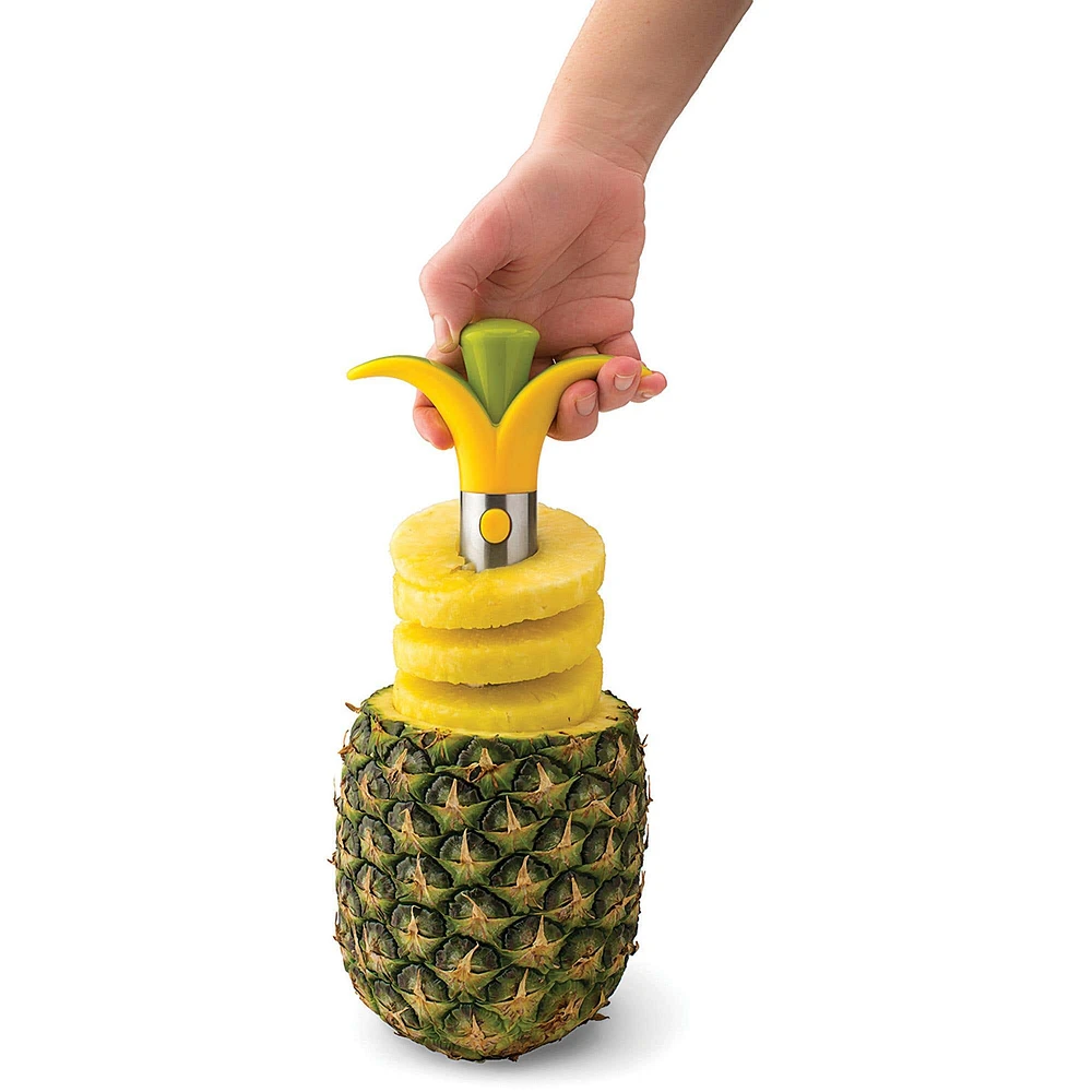 Joie Blossom Pineapple Corer and Slicer (Stainless Steel)