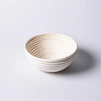 Eddingtons Banneton 750g/1.65lb Round Proving Basket Small (White)