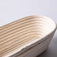 Eddingtons Banneton '1 Kl / 2.2 Lb' Oval Proving Basket Small (White)