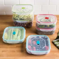 KSP Clip Tight Storage Container Combo - Set of 12 (Multi Colour)