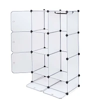 KSP Closet Cube Plastic Wardrobe (White)