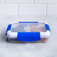 Locksy Click 'N' Go Divided 370ml Snack Container
