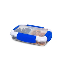 Locksy Click 'N' Go Divided 370ml Snack Container