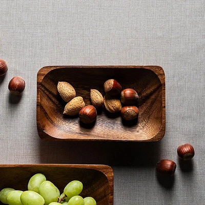 KSP Tala Acacia Wood Rectangular Serving Tray Small 17 x 10 x 4 cm