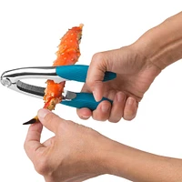 Trudeau Maison Marine Seafood-Lobster Cracker (blue/Stainless Steel)