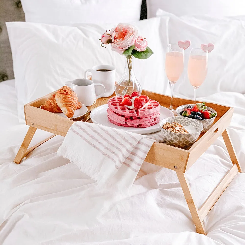 KSP Swoop Folding Bed Tray (Natural)
