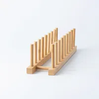 KSP Space Logic Bamboo Plate Rack (Natural)