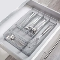 KSP Mesh Cutlery Tray - Large (Silver) 40.5 x 28 x 5 cm