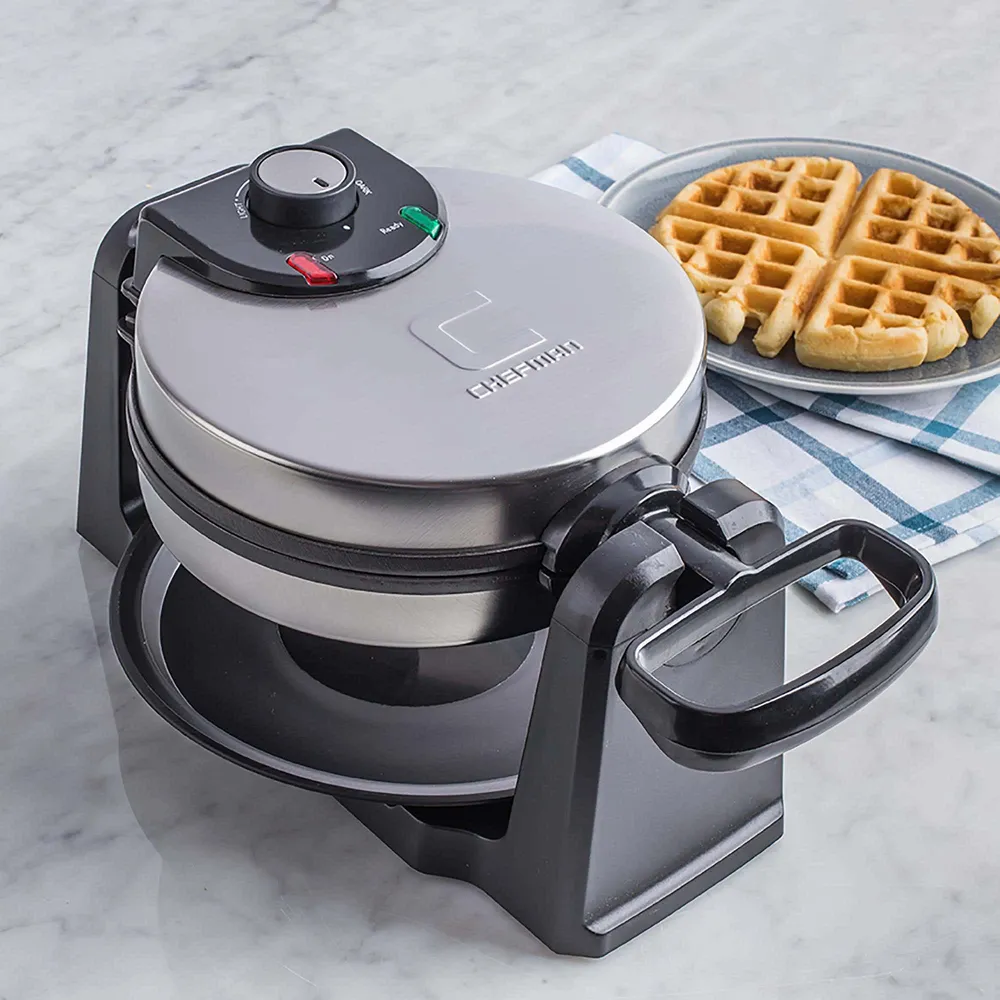 Chefman Rotating Waffle Maker (Black/Stainless Steel)