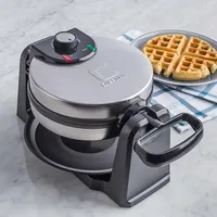 Chefman Rotating Waffle Maker (Black/Stainless Steel)