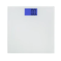 KSP Personal Glass Digital Bathroom Scale (White)