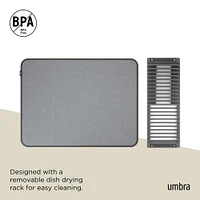 Umbra Udry Microfibre Drying Mat with Rack