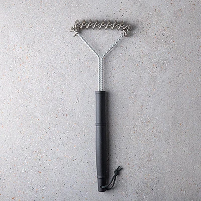 KSP Epicure Bbq Cleaning Brush Spiral Mesh (Black/Stainless Steel)