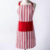 KSP Classic Stripe 100% Cotton Apron (Red/White)