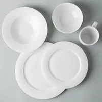 A La Carte 'Diamond' Porcelain Side Plate (White)