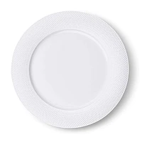 A La Carte 'Diamond' Porcelain Side Plate (White)